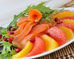 Recette De Salade De Saumon Marine Au Pamplemousse Recette Salade Saumon Recette Saumon Recette Salade