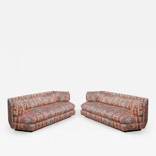 Find bernhardt furniture from a vast selection of sofas, armchairs & couches. Bernhardt Furniture Company Matching Pair Of Hexagonal Mid Century Modern Sofas By Bernhardt Plinth Bases