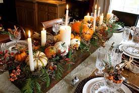 A simple way to add flowers to your thanksgiving table setting without having to arrange them is to use small bud vases. Pinterest Picks Thanksgiving Table Settings Thanksgiving Dinner Table Decorations Thanksgiving Table Dinner Table Decor