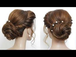 New Low Bun Hairstyle For Girls Party Hair Tutorial Youtube Bun Hairstyles For Long Hair Hair Tutorial Easy Updo Hairstyles