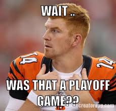 23 Best Memes Of Andy Dalton The Cincinnati Bengals Losing To Andrew Luck The Indianapolis Colts