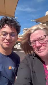 Just hanging out with UTEP Hawkins Scholar and student leader Eduardo  Gutiérrez, no big deal. Don't miss the Scholars and Fellows Fair