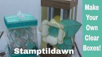 DIY Gold/Clear Acetate Boxes