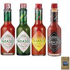 Amazon | タバスコ TABASCO 60ml 4種類セット スコーピオン/ペッパー/ハラペーニョ/ハバネロ 【食べ比べ 味比べ  辛さくらべ】当社オリジナル食品ジップバッグ付き | ノーブランド品 | ホットソース・チリソース 通販
