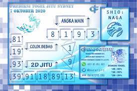 Prediksi Jitu Togel Dafatoto Sydney 7 Oktober 2020 Mainan November Sydney