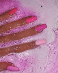 The Best Summer Nail Colours Kylie Nails Pink Acrylic Nails Pink Manicure