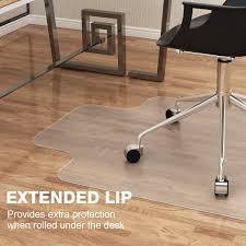 Office chair mat for hardwood floor with 35''×47'',tile floor protector pvc transparent,heavy duty clear wood,polyethylene hard floor mat for computer desk. Ktaxon Office Chair Mat For Hardwood Floor Floor Mat Rolling Chairs Desk Mat Office Mat Walmart Com Walmart Com