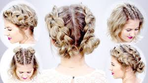5 Different Hairstyles For Short Hair Different Hairstyles Hairstylesforshorthair Short Dutch Braid Hairstyles Braids For Short Hair Short Hair Tutorial