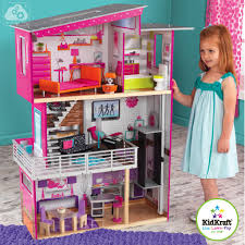 Domek Dla Lalek Kidkraft Luxurious Beverly Hills 65871 Kids Doll House Colorful Furniture Doll House
