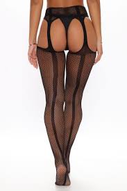 Into You Lace Up Garter Tights Black In 2020 Black Tights Tights Sleepwear Fashion