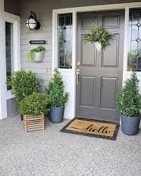 Seasonal Decorating Spring Front Porches 55 Simple Diy Spring Front Porch Decor Decor Decorating Di In 2020 Spring Porch Decor Front Porch Landscape Spring Porch