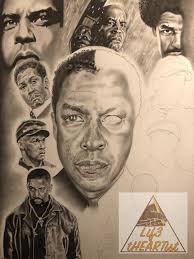 An art I did for the YBNL boss #realartdenzel