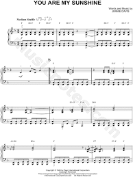 For each song in our library, we offer a variety of arrangement that fits your needs. Ray Charles You Are My Sunshine Sheet Music Piano Solo In F Major Transposable Download Print Sku Mn0088852