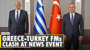 In december, the trump administration slapped sanctions on. Greece Turkey Foreign Ministers Clash During A Joint Press Conference World English News Wion Youtube