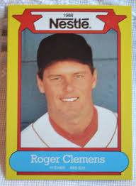 Roger Clemens Nestle Baseball Card 1988 No 1 Boston Red Sox Trading Card  Vintage Sports Memorabilia Panchosporch