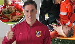 Liverpool were dealt a devastating injury setback today when fernando torres was ruled out for the rest of the season. Fernando Torres Leaves Hospital After Suffering Head Injury In Atletico Madrid Clash Football Sport Express Co Uk
