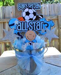Items Similar To Allstar Baby Shower Centerpiece On Etsy Sports Baby Shower Baby Shower Centerpieces Baby Shower Decorations