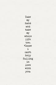 Maybe you would like to learn more about one of these? Can T Help Falling In Love With You Ingrid Michelson Originally By Elvis Love Songs Lyrics Music Lyrics Songs Lyric Quotes