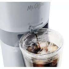 The brewing unit and the pitcher. Mr Coffee Iced Coffee Maker With Reusable Tumbler And Coffee Filter Walmart Com Walmart Com