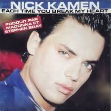 I promised myself i promised i'd wait for you the midnight hour i know you'll shine on through i promised myself i promised. One Random Single A Day 93 Each Time You Break My Heart 1986 By Nick Kamen Films Like Dreams Etc