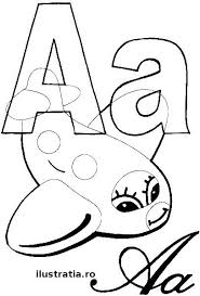 Desene De Colorat Alphabet Symbols Learning