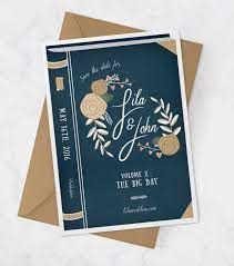Custom Made Vintage Book Cover Save The Date By Miss Design Berry Book Wedding Invitations Book Themed Wedding Invitations Book Themed Wedding