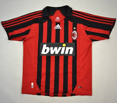 Hitta stockbilder i hd på milan italyoctober 19 2007 ac milan och miljontals andra royaltyfria stockbilder, illustrationer och vektorer i shutterstocks samling. 2007 08 Ac Milan Shirt Xl Boys Football Soccer European Clubs Italian Clubs Ac Milan Classic Shirts Com
