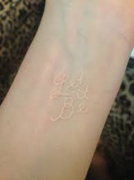 Perhaps your artist went with a similar strategy which would account for. White Ink Tattoo Common Questions Blendup Tattoos
