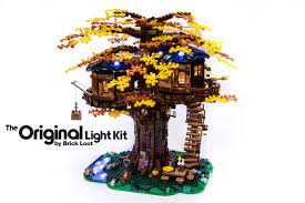 Led Lighting Kit For Lego Ideas Tree House Set 21318 In 2021 Led Light Kits Lego Gingerbread House Tree House