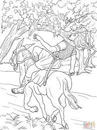 Today preschoolers will learn that absalom lost his friends because of his selfish. Absalom Coloring Pages Coloring Home