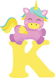 Letras Con Unicornios Para Imprimir Bebeazul Top Moldes de unicórnio de feltro.