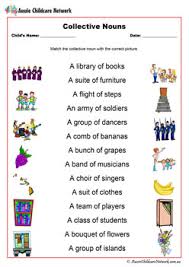 noun worksheets aussie childcare network