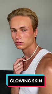 Watch me create Sexy Dewy Skin #mensgrooming #dewyskin #glowing #skin  #skincare #makeup #makeuptutorial model @joelgreville