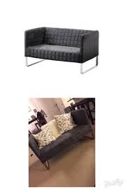I Have A Small Space In My Living Room And I Was In Desperate Need For Something Small Cute Inexpensive So I Went Ikea Loveseat Ikea Inspiration Love Seat