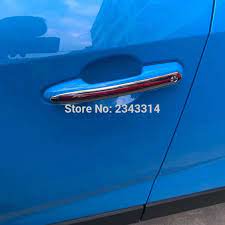 Add more enjoyment to every trip in the crossover that's designed to take enhance the experience with genuine 2020 toyota rav4 accessories from toyota parts online's official dealer network. Exterior Chrome Side Door Hollow Handle Cover Trim Abs 4pcs For Toyota Rav4 2019 2020 Automotive
