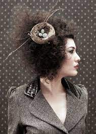 Pin By Kittinan Sawasdee On Steampunk Bird Nest Hair Fantasy Hair Curly Hair Styles