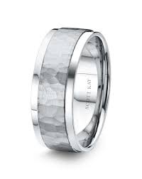 Men S Platinum 8mm Wedding Band With Hammered Satin Center Bright Edges Also Availa Mens Wedding Bands White Gold Titanium Wedding Rings Mens Wedding Rings