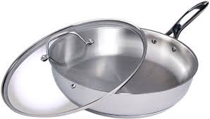 Premium Quality Stainless Steel Cookware Multipurpose Use For Home Kitchen Or Restaurant Chef S C Stainless Steel Skillet Stainless Steel Cookware Cookware