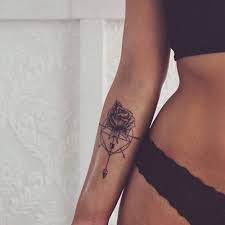 Small Rose Arm Tattoo Girly Ink Tattoo Forearm Women Tattoos Girly Tattoos