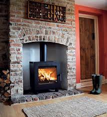 Wood Burning Stove Jpg 650 715 Brick Hearth Woodburning Stove Fireplace Wood Stove Fireplace