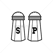 Salt Shaker And Pepper Shaker Vector Image - 1548547 | Stockunlimited