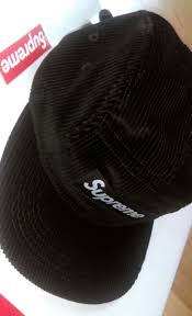Supreme waffle corduroy camp cap hat fw17 black. Supreme Corduroy Camp Cap Ss17 In Cr4 Mitcham For 70 00 For Sale Shpock