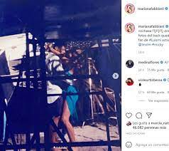 Mariana fabbiani mostró fotos inéditas de cuando grabó el video de suave. C4d6faqfkqzfim