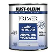 Rust Oleum 1 Qt Marine Coatings Primer For Wood And Fiberglass Discontinued 182705 The Home Depot Rustoleum Fiberglass Marine
