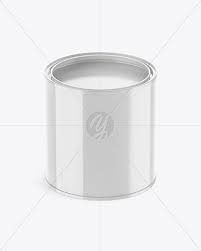 Opened Glossy Paint Bucket Mockup In Bucket Pail Mockups On Yellow Images Object Mockups Paint Buckets Glossy Paint Mockup Free Psd