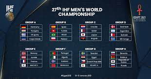 Vos pronostic pour cette équipe dans la prochaine coupe du monde en allemagne en janvier 2007? International Handball Federation On Twitter The Groups For The 27th Ihf Men S World Championship Are Set Egypt2021 Bestofhandball Strongertogether