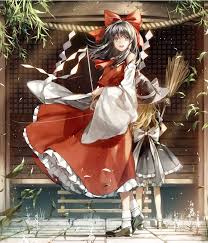 博麗神社の巫女さん 米っち pixiv イラスト アニメーションアート 東方 かわいい