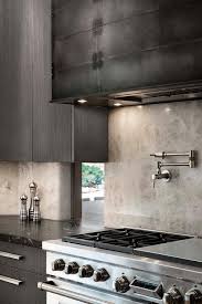Which is the best grey for kitchen backsplash? Black Honed Stone Backsplash Design Ideas
