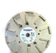 10” Inch Target-Husqvarna 20 Segment Diamond Concrete Grinding Disc Plate  TDGH