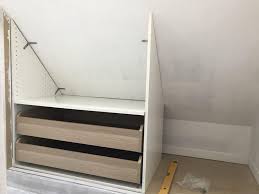 kasten ikea aanpasse naar schuin dak handigeharry com attic bedroom storage ikea pax bedroom storage ideas for clothes